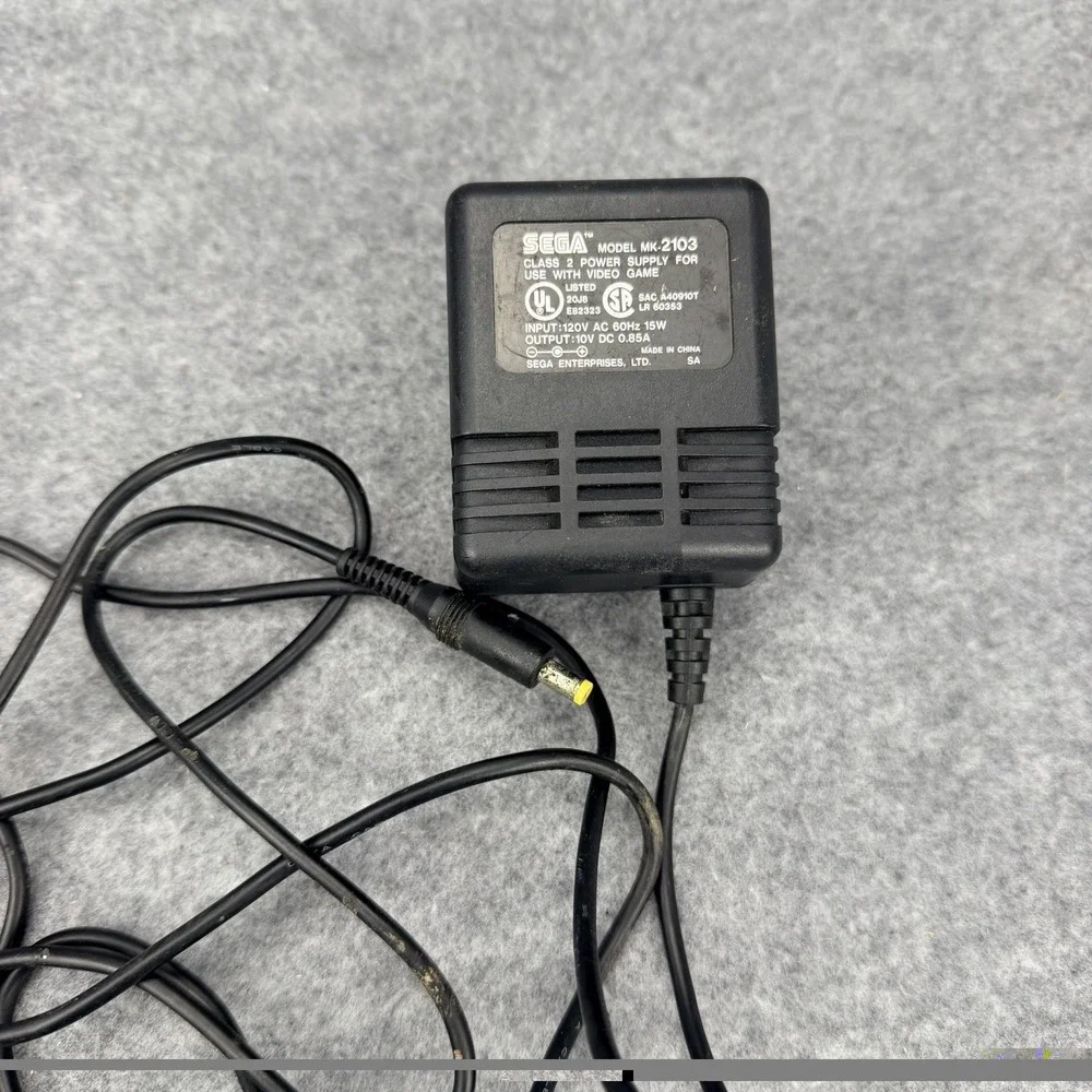 Genuine Sega Genesis 2 Original 10v OEM Power Supply MK-2103 Tested and Working